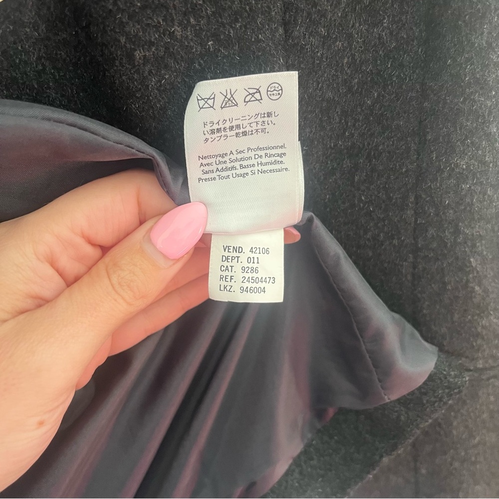 Eddie Bauer Wool & Rabbit Hair Women’s Gray Blazer Size Petite Small - Picture 10 of 13